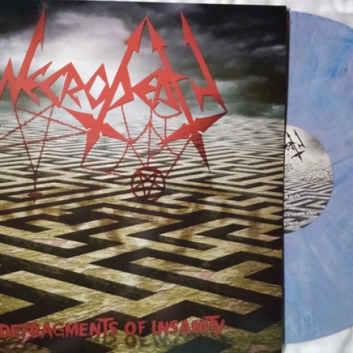 Necrodeath – Defragments Of Insanity 12" LP 2019 (Violet/Blue Marbled vinyl)