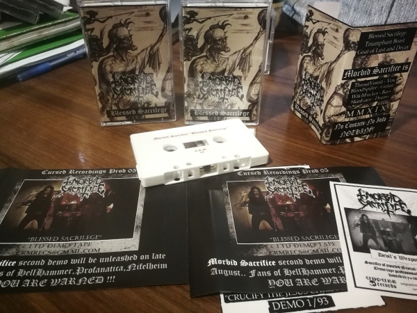 Morbid Sacrifice - Blessed Sacrilege cassette 2019