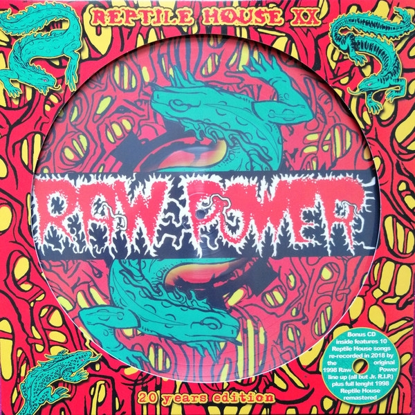 Raw Power ‎– Reptile House 12" picture LP + CD 2019